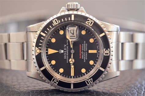 rolex submariner scritta rossa